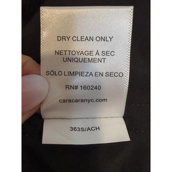 NWT Cara Cara Claudine Top Arcada Chocolate Brown Floral Bustier Cotton Size 0 - Picture 4 of 7